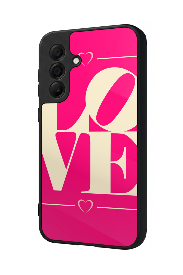 Samsung Galaxy A17 Uyumlu Love Tasarımlı Glossy Premium Kılıf