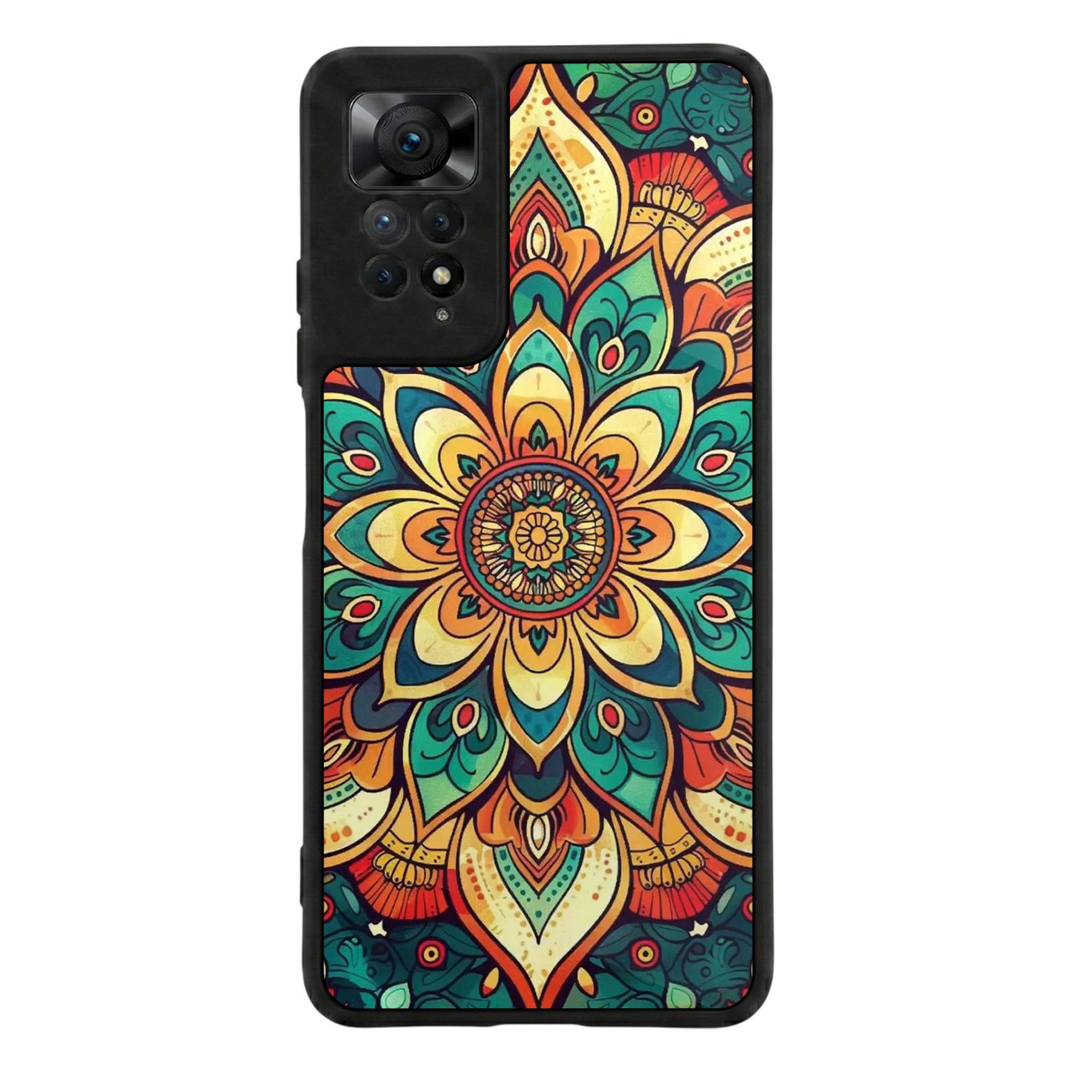 Xiaomi Redmi Note 11 Pro Uyumlu Mandaal Tasarımlı Glossy Premium Kılıf