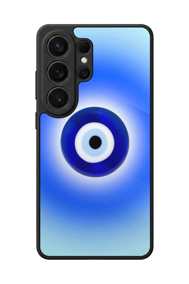 Samsung Galaxy S26 Ultra Uyumlu Nazar Tasarımlı Glossy Premium Kılıf