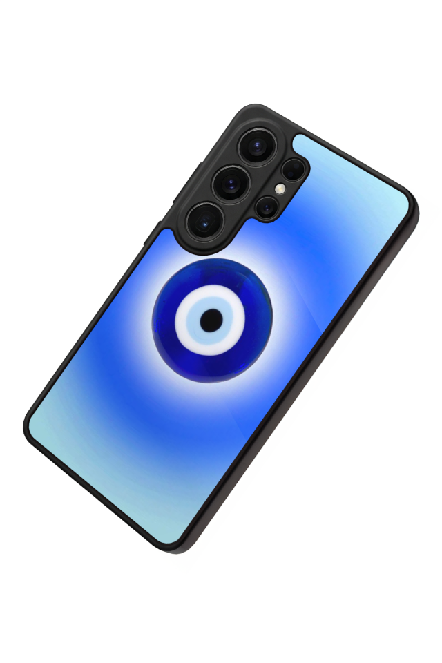 Samsung Galaxy S26 Ultra Uyumlu Nazar Tasarımlı Glossy Premium Kılıf