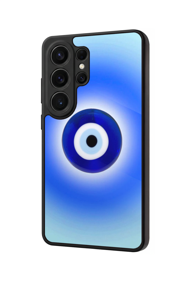 Samsung Galaxy S26 Ultra Uyumlu Nazar Tasarımlı Glossy Premium Kılıf