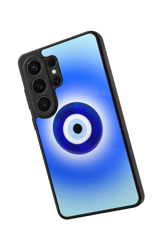 Samsung Galaxy S26 Ultra Uyumlu Nazar Tasarımlı Glossy Premium Kılıf