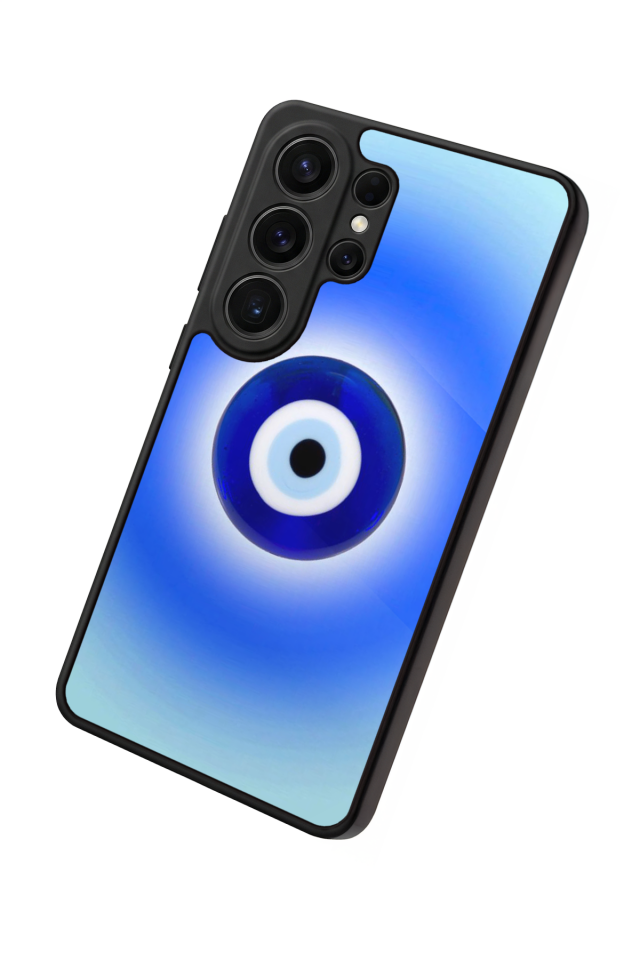 Samsung Galaxy S26 Ultra Uyumlu Nazar Tasarımlı Glossy Premium Kılıf