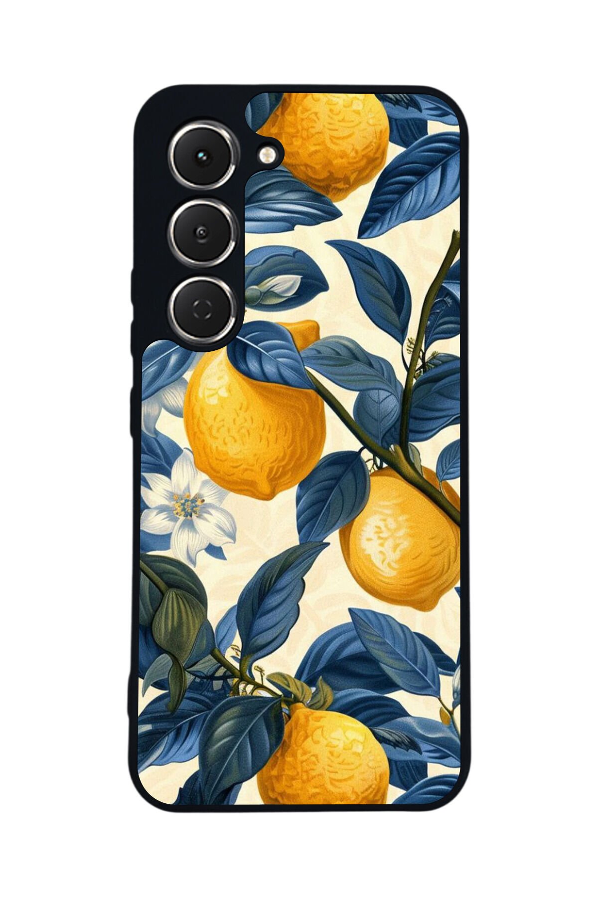 Tecno Spark 40 Pro Uyumlu Limon Tasarımlı Glossy Premium Kılıf