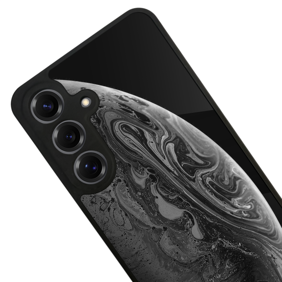 Samsung Galaxy S25 Uyumlu Ay Tasarımlı Glossy Premium Kılıf