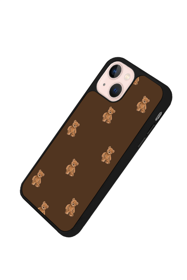 iPhone 13/14 Uyumlu Ayı Tasarımlı Glossy Premium Kılıf