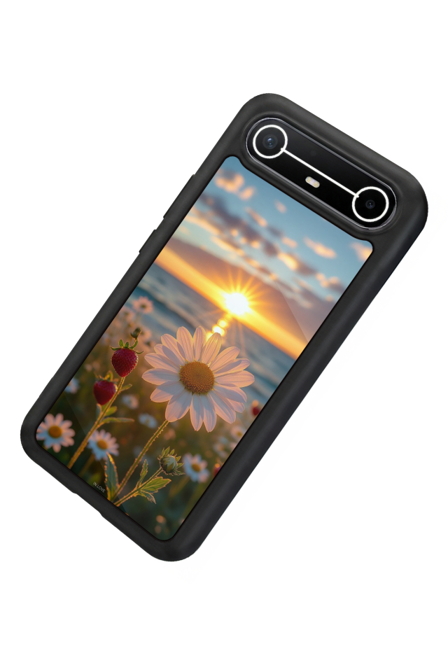 Tecno Spark Slim 5G Uyumlu Cicek Tasarımlı Glossy Premium Kılıf