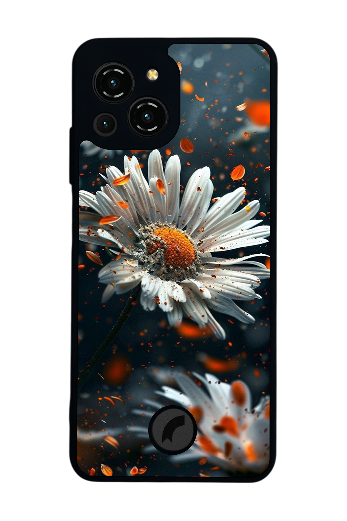 Reeder S23 Pro Max Uyumlu Cicek Tasarımlı Glossy Premium Kılıf