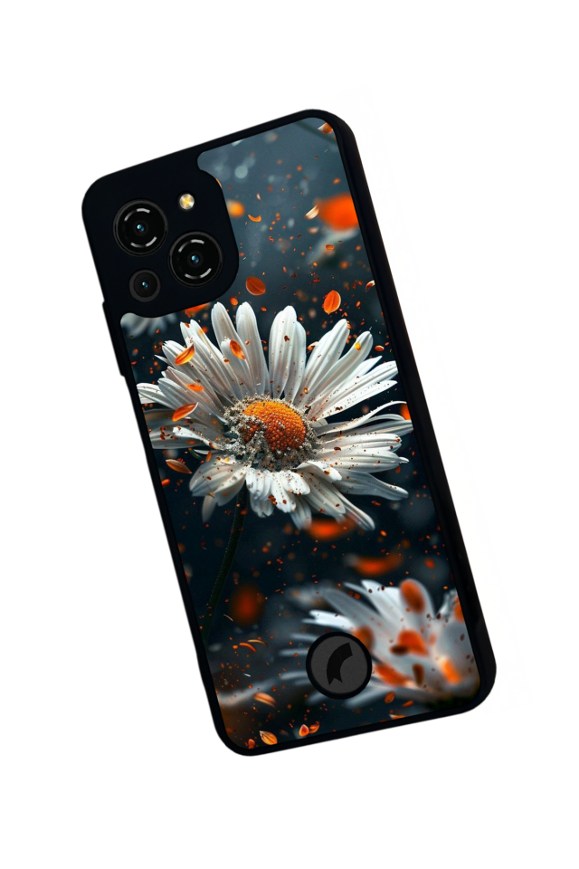 Reeder S23 Pro Max Uyumlu Cicek Tasarımlı Glossy Premium Kılıf