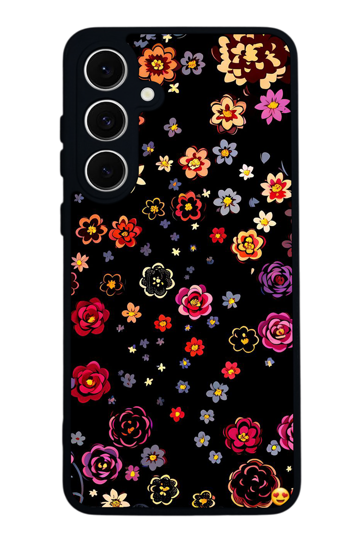 Samsung Galaxy S24 FE Uyumlu Floral Tasarımlı Glossy Premium Kılıf