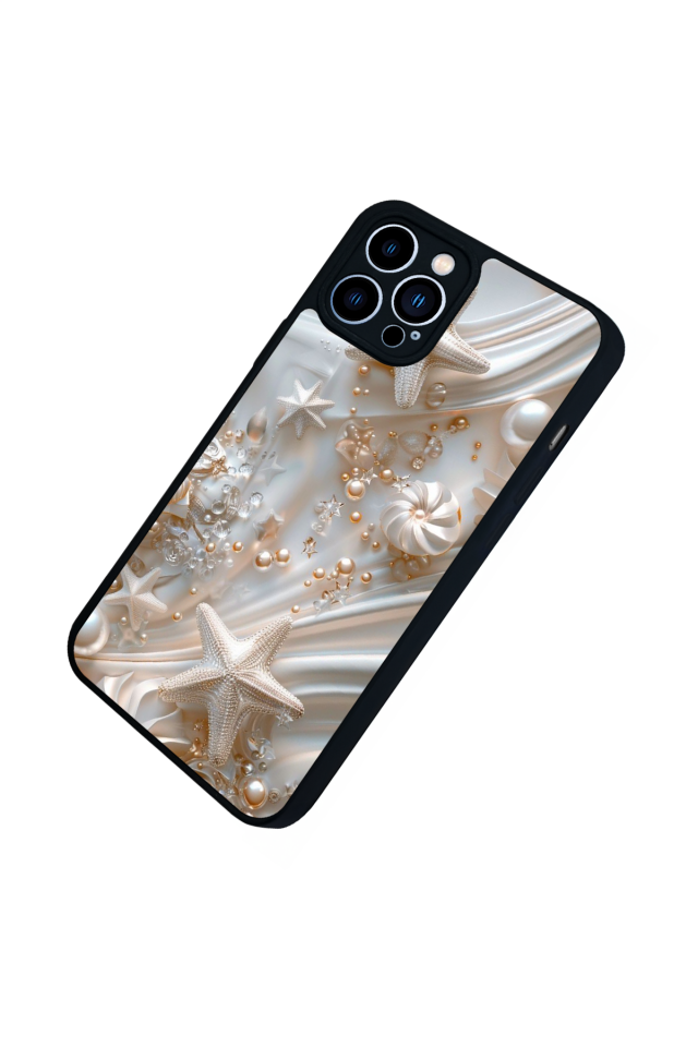 iPhone 13 Pro Max Uyumlu  İnci Tasarımlı Glossy Premium Kılıf