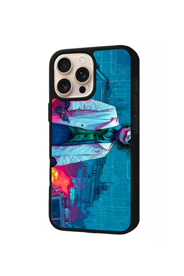 iPhone 15 Pro Max Uyumlu Joker Tasarımlı Glossy Premium Kılıf