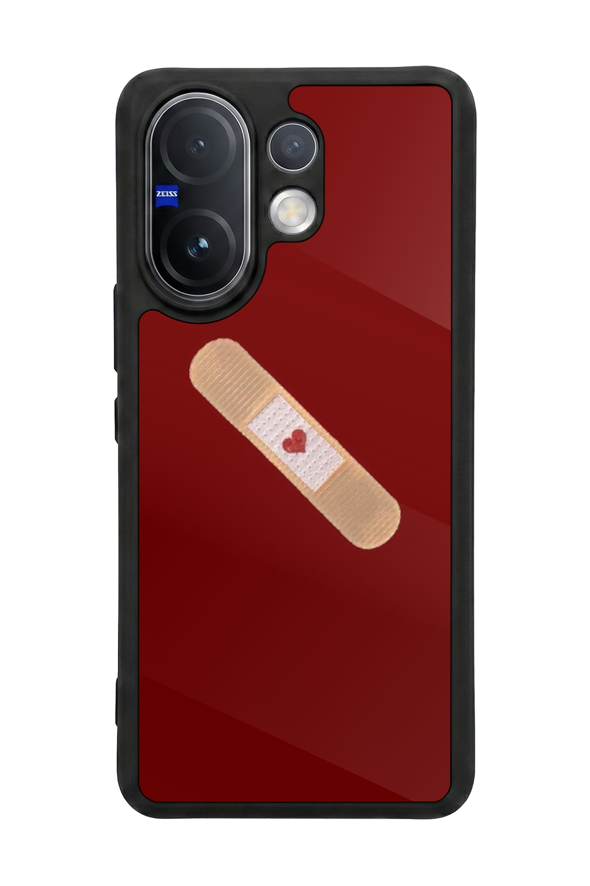 Vivo V60 Uyumlu Kalp Love Tasarımlı Glossy Premium Kılıf
