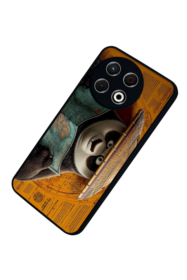 Tecno Spark 30 Pro Uyumlu Kung Fu Panda Tasarımlı Glossy Premium Kılıf