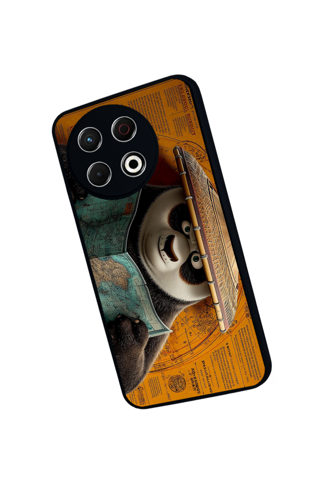 Tecno Spark 30 Pro Uyumlu Kung Fu Panda Tasarımlı Glossy Premium Kılıf