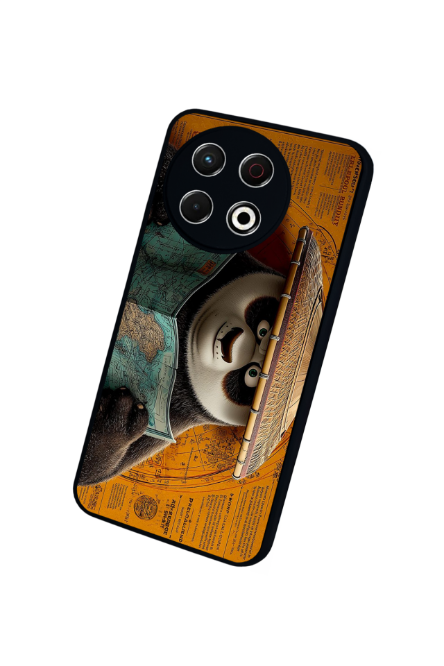 Tecno Spark 30 Pro Uyumlu Kung Fu Panda Tasarımlı Glossy Premium Kılıf