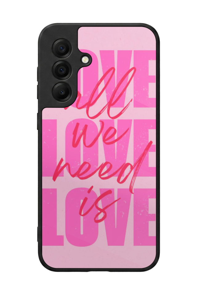 Samsung Galaxy A17 Uyumlu Love Tasarımlı Glossy Premium Kılıf