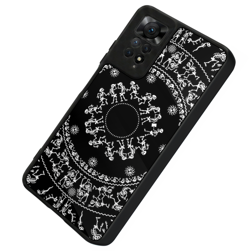 Xiaomi Redmi Note 11 Pro Uyumlu Mandala Tasarımlı Glossy Premium Kılıf