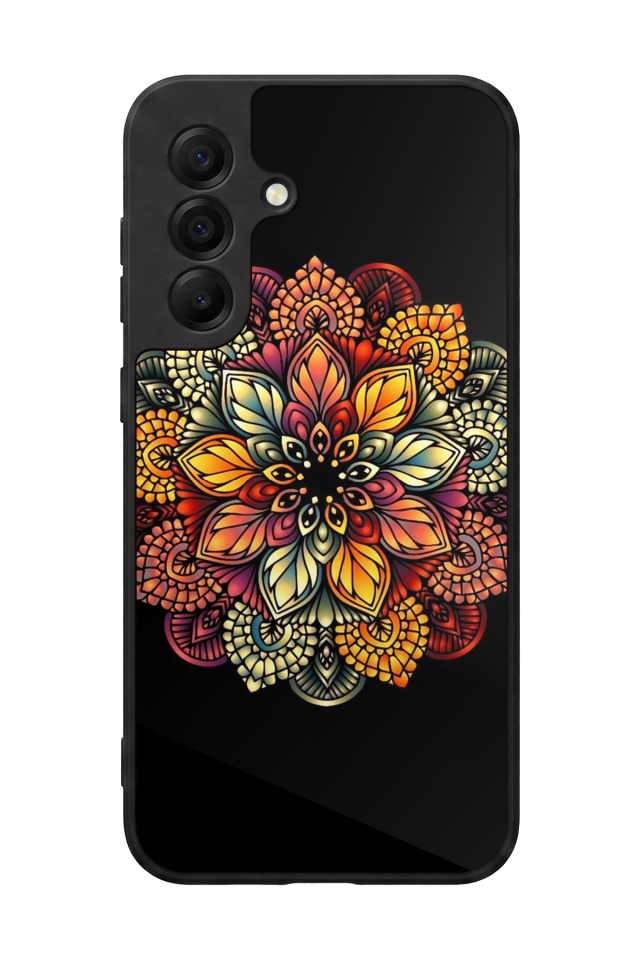 Samsung Galaxy A17 Uyumlu Mandala Tasarımlı Glossy Premium Kılıf