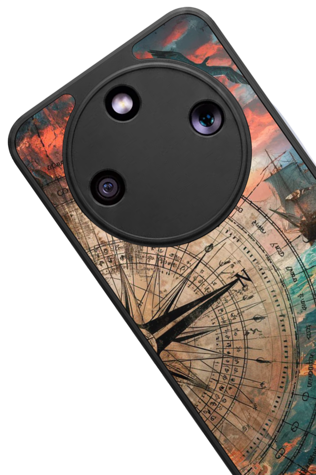 Honor Magic 8 Lite Uyumlu Korsan Tasarımlı Glossy Premium Kılıf