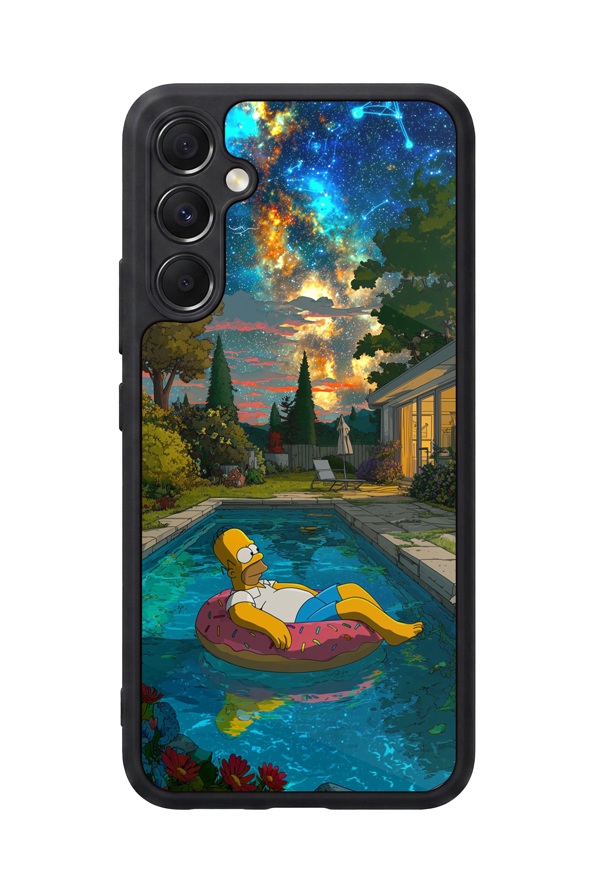 Samsung Galaxy A34 Uyumlu The Simpsons Tasarımlı Glossy Premium Kılıf