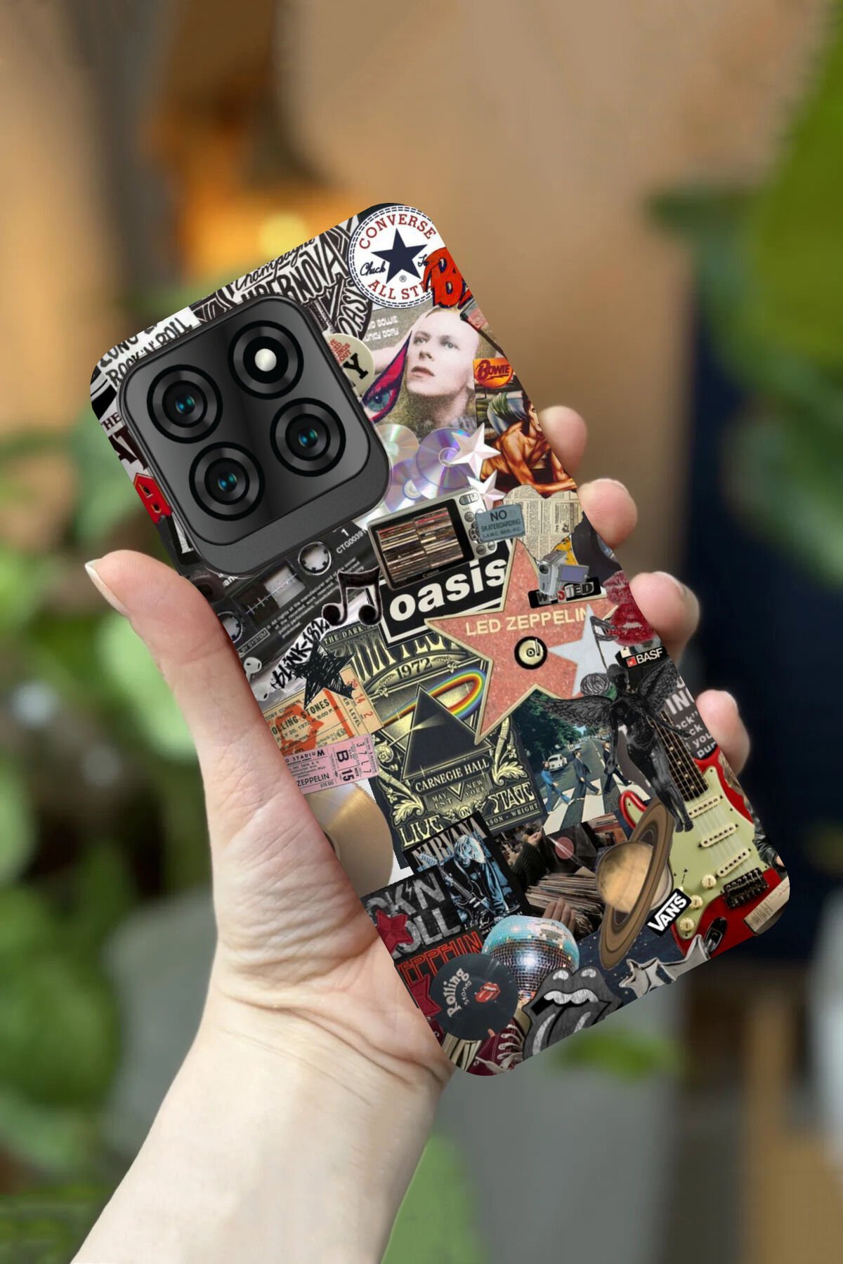 Reeder S71 Uyumlu Kamera Korumalı Poster Desenli HD Baskılı Silikon Kılıf