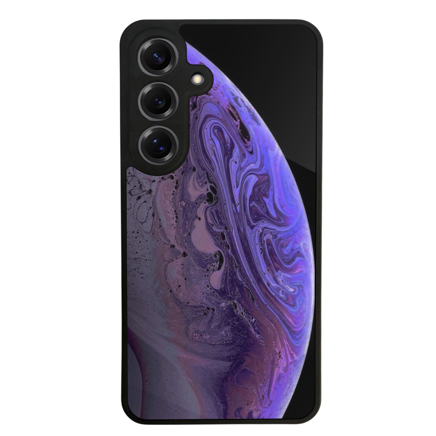 Samsung Galaxy S25 Uyumlu Ay Tasarımlı Glossy Premium Kılıf