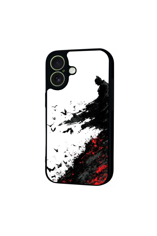 iPhone 17 Uyumlu Batman Tasarımlı Glossy Premium Kılıf