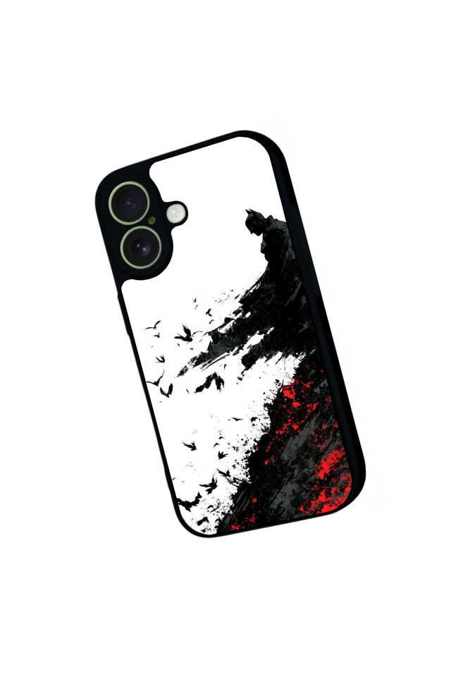 iPhone 17 Uyumlu Batman Tasarımlı Glossy Premium Kılıf