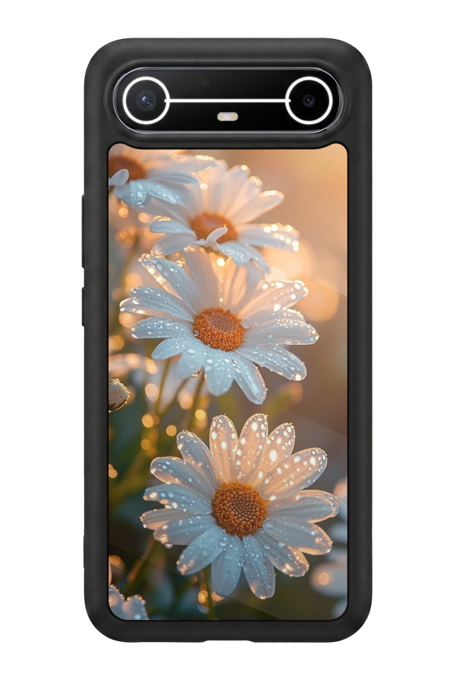 Tecno Spark Slim 5G Uyumlu Cicek Tasarımlı Glossy Premium Kılıf