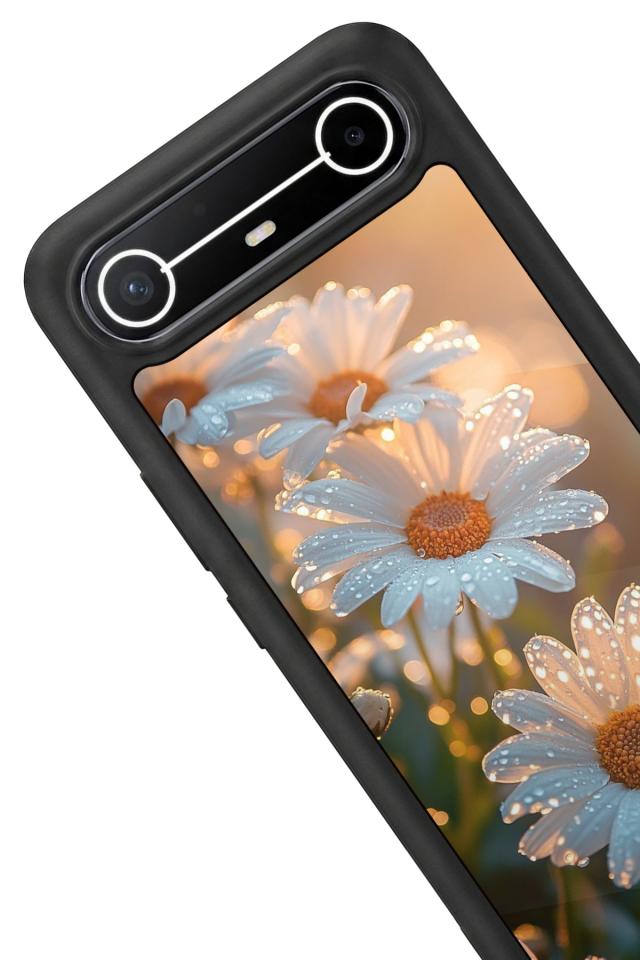 Tecno Spark Slim 5G Uyumlu Cicek Tasarımlı Glossy Premium Kılıf