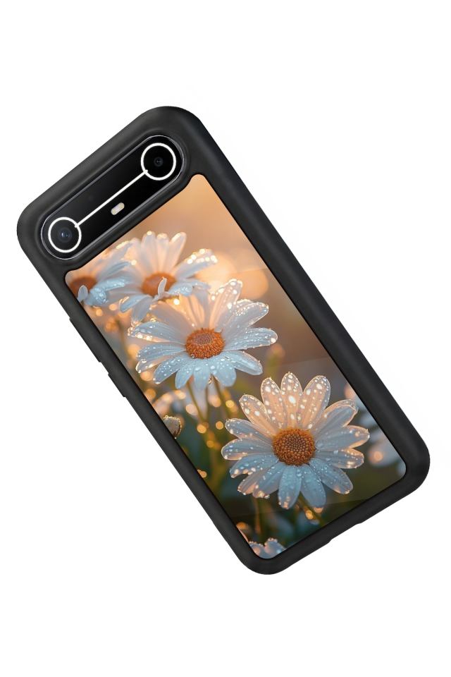 Tecno Spark Slim 5G Uyumlu Cicek Tasarımlı Glossy Premium Kılıf
