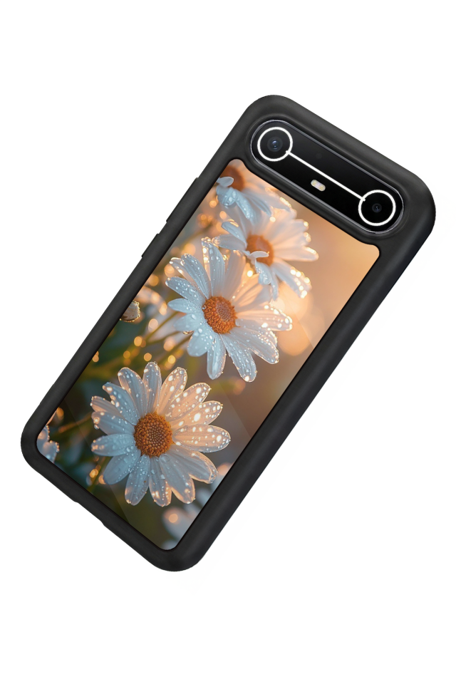 Tecno Spark Slim 5G Uyumlu Cicek Tasarımlı Glossy Premium Kılıf