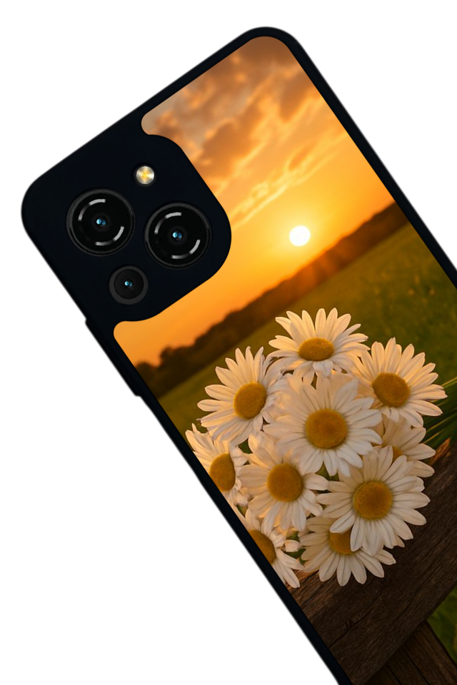 Reeder S23 Pro Max Uyumlu Cicek Tasarımlı Glossy Premium Kılıf