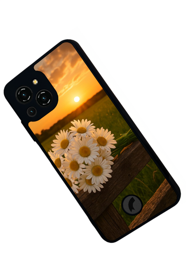 Reeder S23 Pro Max Uyumlu Cicek Tasarımlı Glossy Premium Kılıf