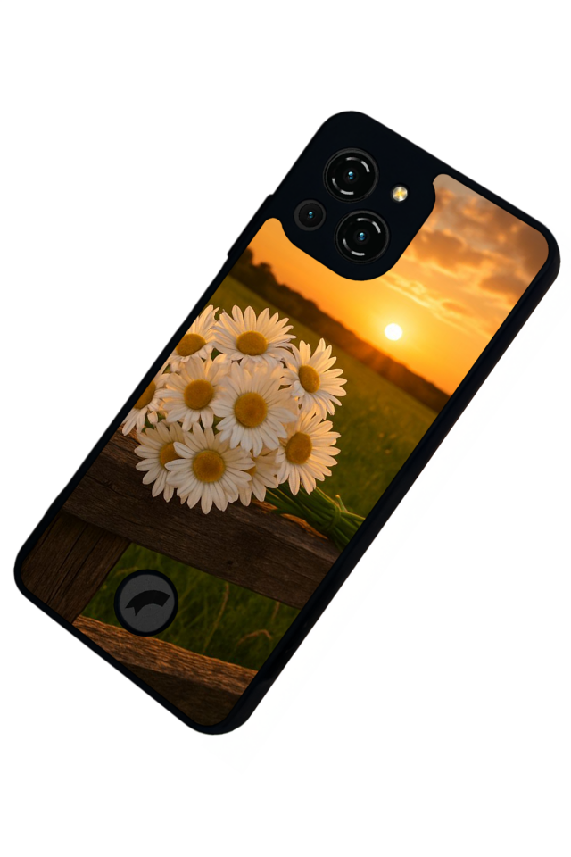 Reeder S23 Pro Max Uyumlu Cicek Tasarımlı Glossy Premium Kılıf