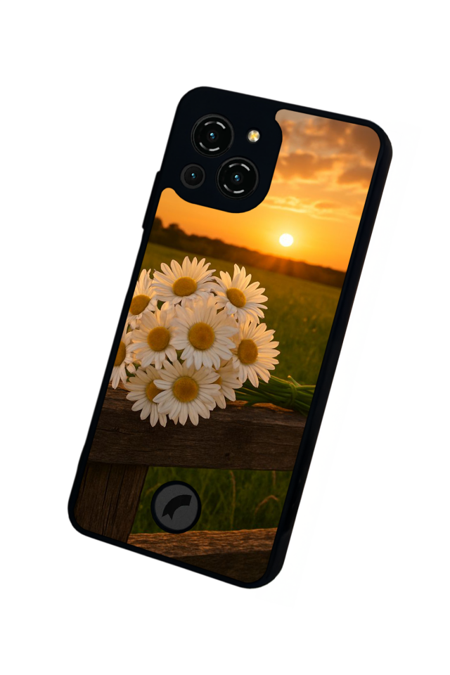 Reeder S23 Pro Max Uyumlu Cicek Tasarımlı Glossy Premium Kılıf