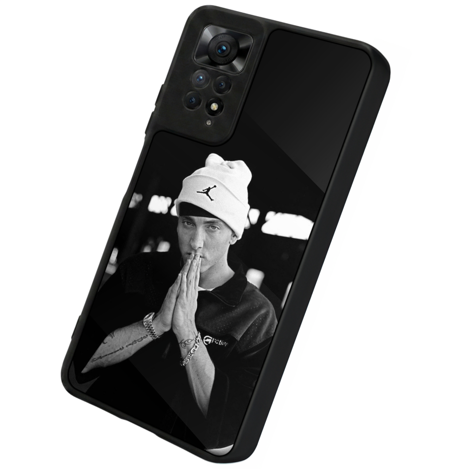 Xiaomi Redmi Note 12 Pro Uyumlu Eminem Tasarımlı Glossy Premium Kılıf