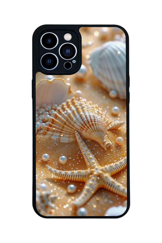 iPhone 13 Pro Max Uyumlu  İnci Tasarımlı Glossy Premium Kılıf