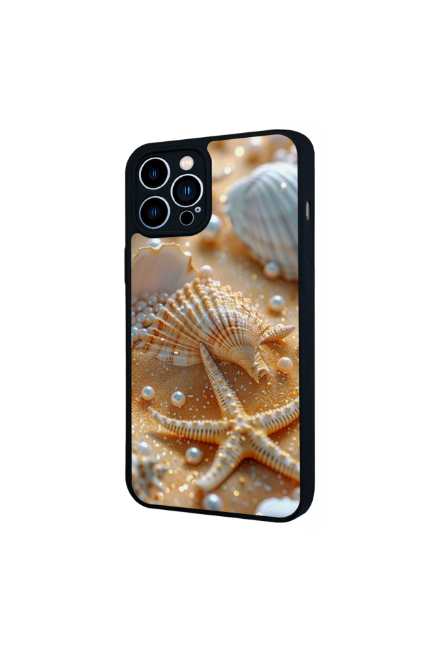 iPhone 13 Pro Max Uyumlu  İnci Tasarımlı Glossy Premium Kılıf
