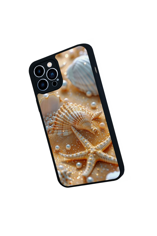 iPhone 13 Pro Max Uyumlu  İnci Tasarımlı Glossy Premium Kılıf
