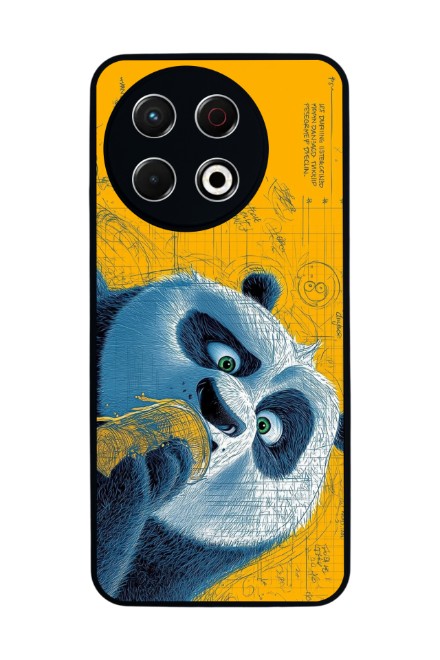 Tecno Spark 30 Pro Uyumlu Kung Fu Panda Tasarımlı Glossy Premium Kılıf