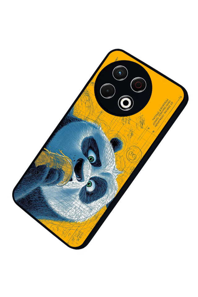 Tecno Spark 30 Pro Uyumlu Kung Fu Panda Tasarımlı Glossy Premium Kılıf