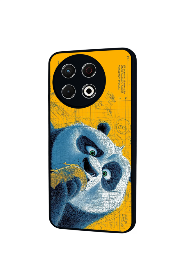 Tecno Spark 30 Pro Uyumlu Kung Fu Panda Tasarımlı Glossy Premium Kılıf
