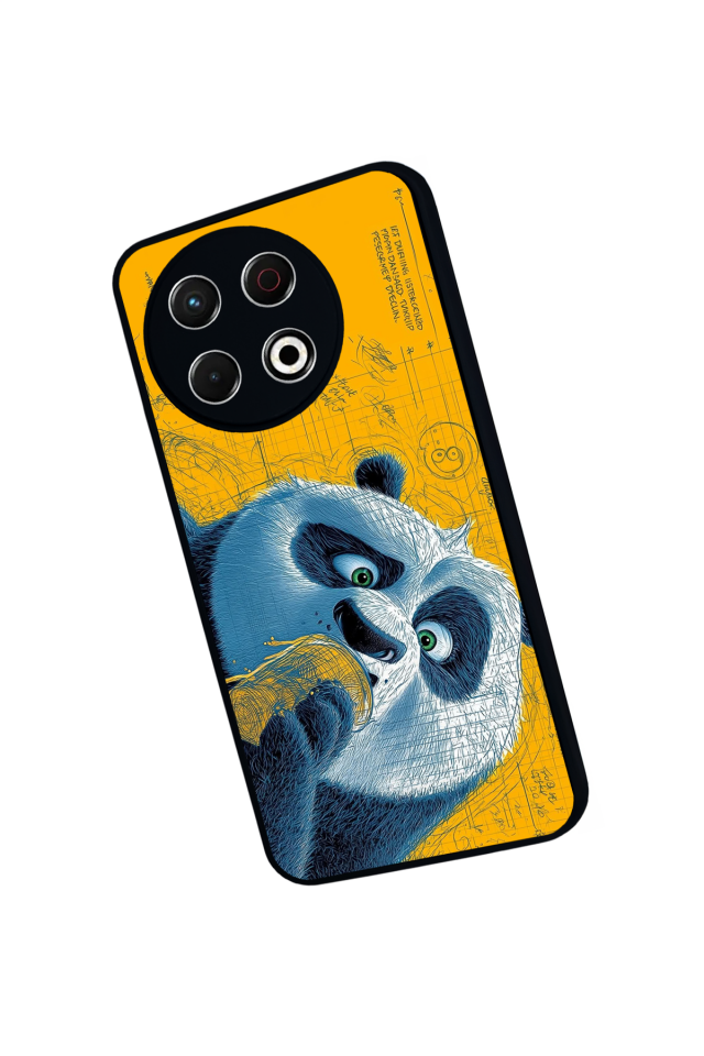Tecno Spark 30 Pro Uyumlu Kung Fu Panda Tasarımlı Glossy Premium Kılıf