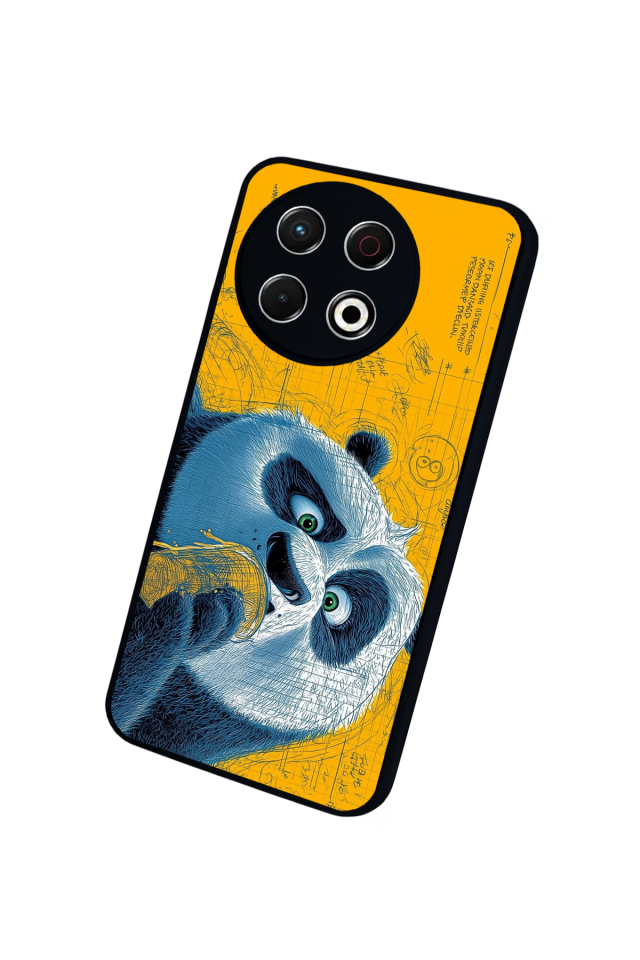 Tecno Spark 30 Pro Uyumlu Kung Fu Panda Tasarımlı Glossy Premium Kılıf