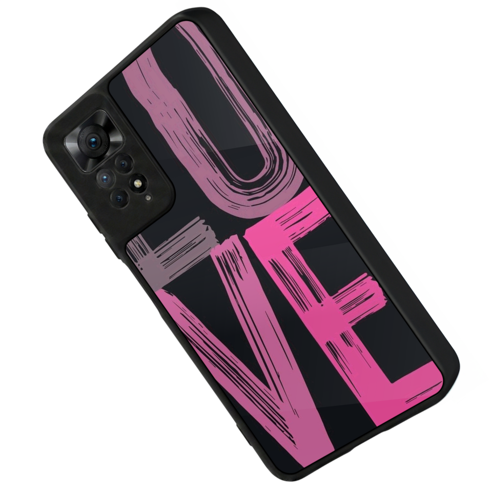 Xiaomi Redmi Note 11 Pro Uyumlu Love Tasarımlı Glossy Premium Kılıf