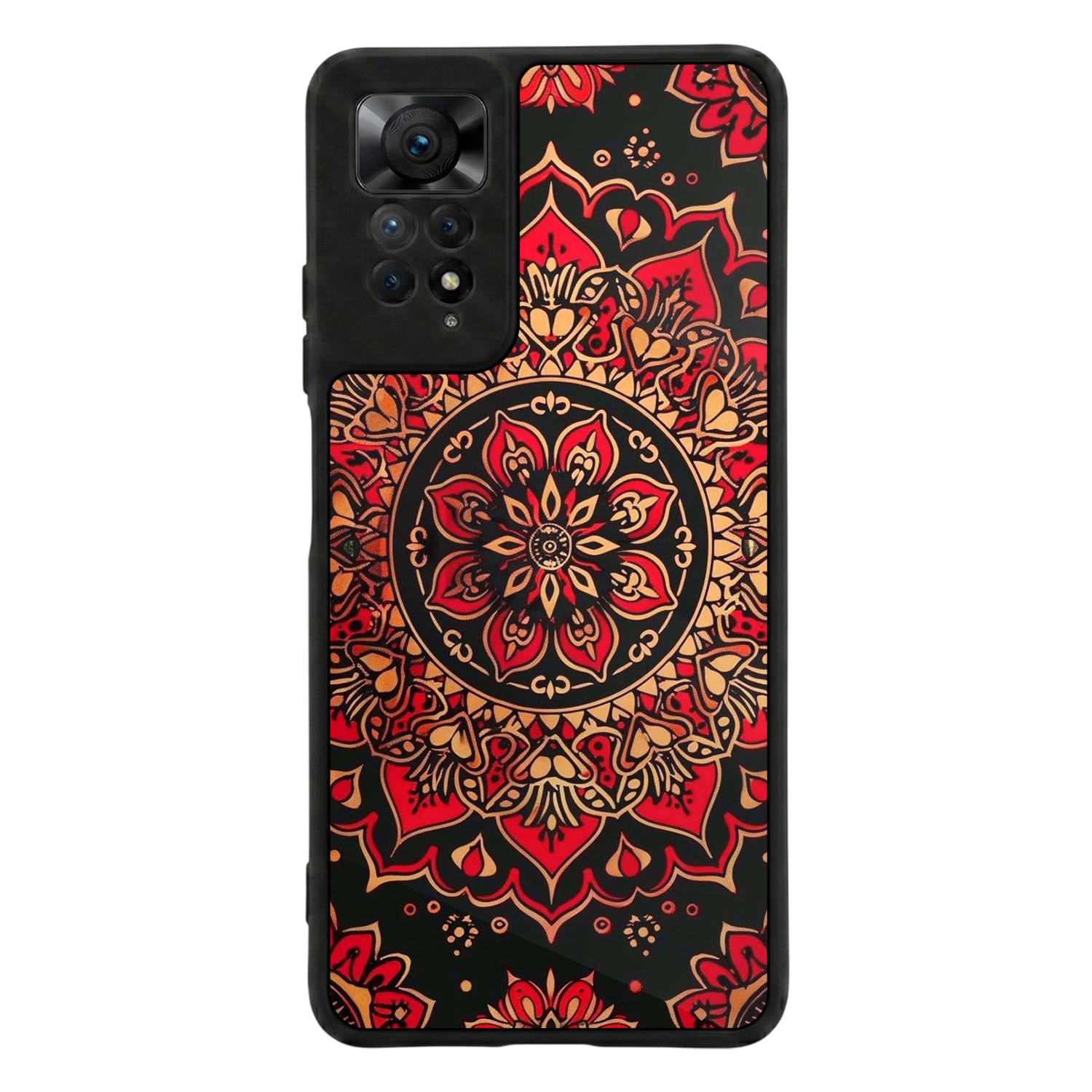 Xiaomi Redmi Note 11 Pro Uyumlu Mandala Tasarımlı Glossy Premium Kılıf