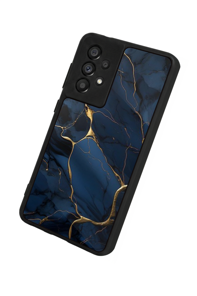 Samsung Galaxy A73 Uyumlu Mermer Marble Tasarımlı Glossy Premium Kılıf