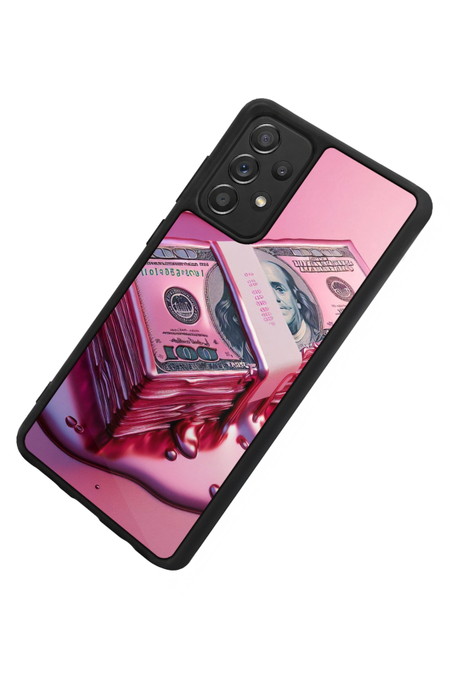 Samsung Galaxy A72 Uyumlu Money Para Tasarımlı Glossy Premium Kılıf